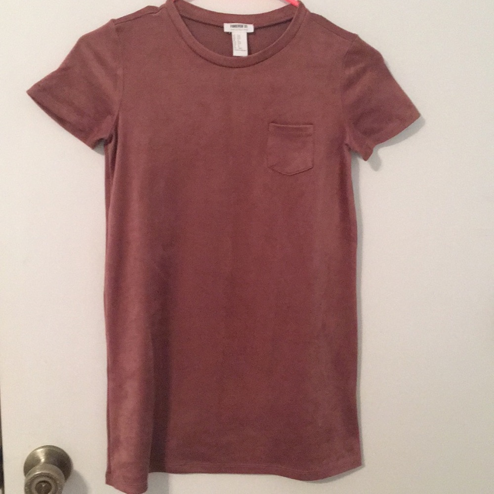 suede dress